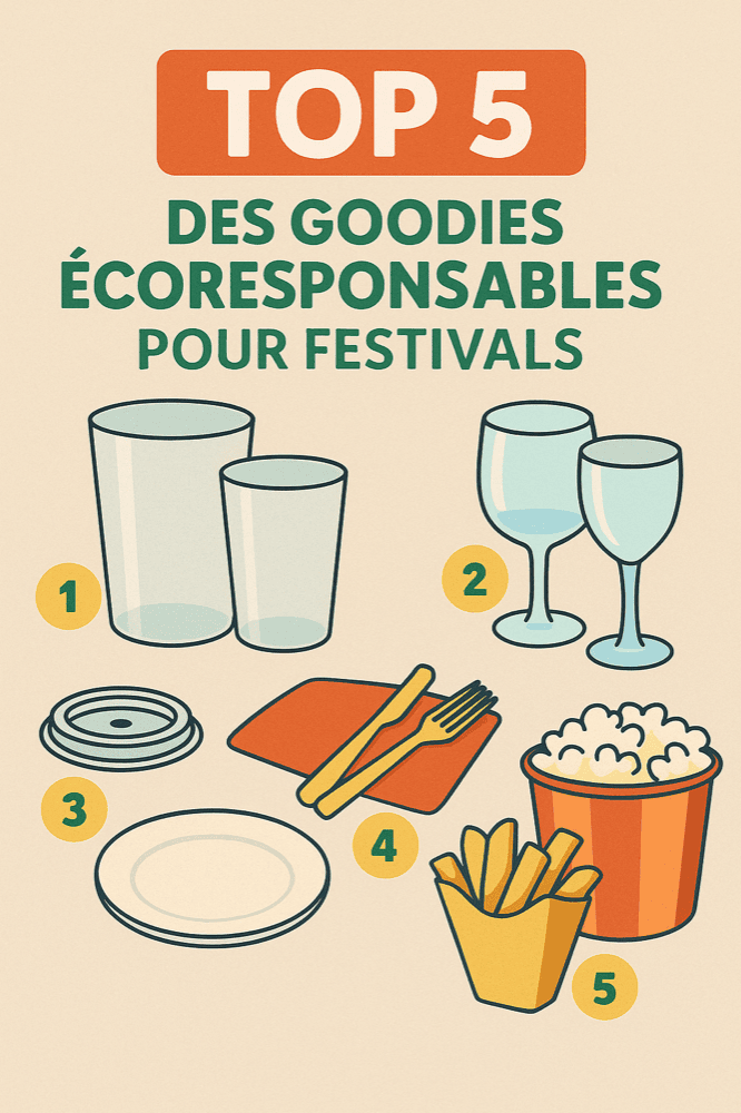 Top 5 des goodies écoresponsables pour festivals
