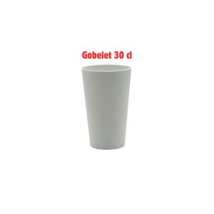 Gobelet en plastique recyclé 30 cl (demi)
